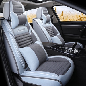 全包汽车座套四季通用布艺亚麻座椅套坐垫套专用女座包套20新款款