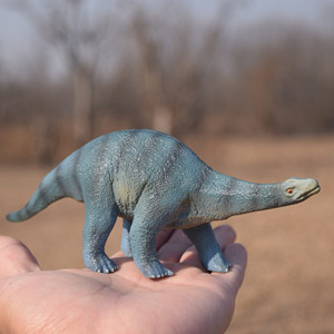 德国正品思乐绝版收藏级小迷惑龙 恐龙动物模型 儿童仿真塑胶玩具