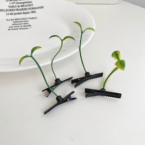 580人付款天猫头上长草发夹仿真