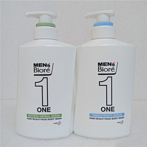 台湾进口碧柔男士洗发水沐浴露二合一洗头洁面洗澡一体套装三合一