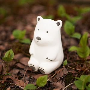 适野新品 |生日礼物手作嘟嘟熊陶瓷摆件原创设计中国风桌面摆件