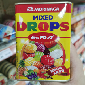 现货进口MORINAGA森永台湾特产水果糖 混合味/雪糕味 罐装180g