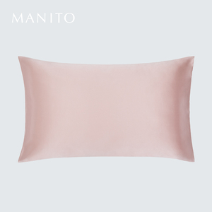 MANITO/曼尼陀儿童婴童蚕丝枕桑蚕丝柔软亲肤枕芯枕套组合 单只