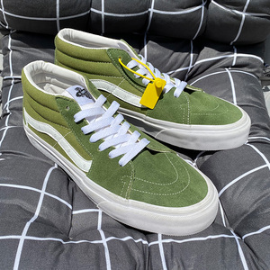 008人付款淘宝烽火vans sk8-hi 联名棋盘格手绘男女万斯高帮帆布鞋 vn