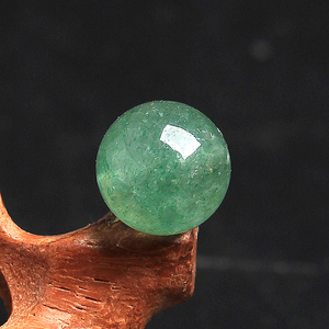 6a天然绿草莓晶散珠子圆珠单颗diy水晶手工串珠编织项链手链配件