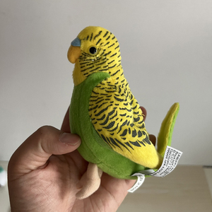 外单尾货虎皮鹦鹉公仔毛绒玩具玩偶布偶孤品