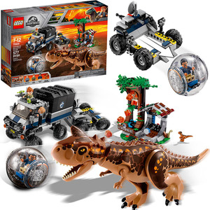 lego乐高侏罗纪世界75929食肉牛龙回旋舱大逃生恐龙拼插积木玩具