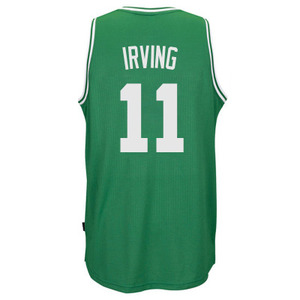 凯里欧文凯尔特人11号绿黑球衣绿色男篮球队服套装白色刺绣背心