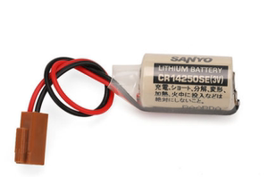 SANYO三洋CR14250SE(1/2AA 3V)适用永宏PLC伺服机锂电池CP1H CP1L