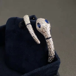 apm蛇手镯蛇形开口镯子异域风夸张蛇头设计感夏季