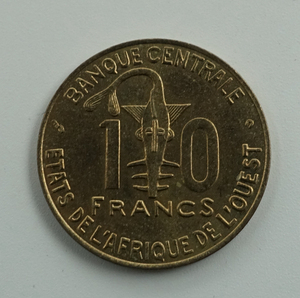 非洲钱币.外国硬币.西非钱币