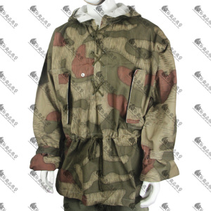 德军国防军狙击手茶水迷彩罩衫 沼泽迷彩罩衣 迷彩伪装服