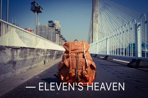 ELEVEN'S HEAVEN  十一堂  复刻经典二战双肩背包真皮双肩包