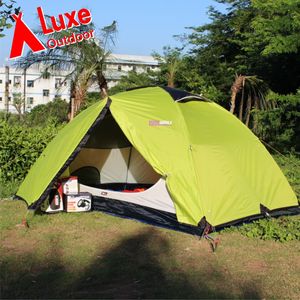 luxe洛尔斯正品铝杆帐篷2折清货清仓skyplus双人双层休闲透气帐篷