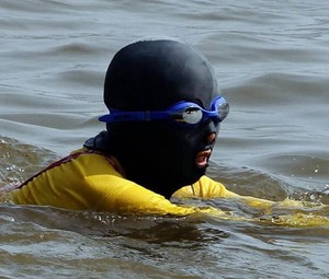 潜水头套游泳帽遮全脸防晒面罩户外漂流专用防水脸基尼防脖子晒黑