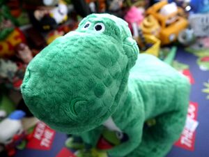 外贸出口迪士尼 玩具总动员 恐龙雷克斯 rex 抱抱龙 毛绒玩具公仔