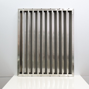 烟罩隔油网商用烟机灶具排风口防滴油过滤烟网篦子斜不锈钢挡油板