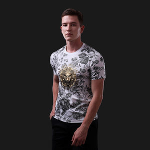 普斯莱利 pullman 欧美时尚休闲百搭英伦短袖个性欧洲站男装潮t恤