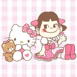 卡通可爱不二家kt猫贴画摩托车电动车贴纸防水划痕遮挡装饰车贴