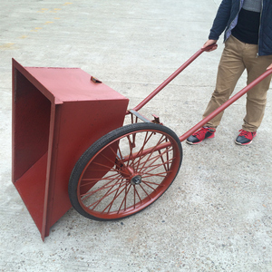 翻斗车手推两轮人力斗车工地垃圾车环卫车劳动车建筑水泥灰自卸式