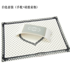 日本同款美甲工具硅胶手垫 手枕 可折叠桌垫可水洗防脏垫子美甲店