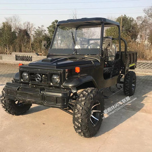 四驱吉普沙滩车带斗农夫皮卡四轮越野汽油山地摩托车带货斗全地形