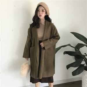 外套女套梨子衣尼子百搭秋中长款秋款矮个子休闲韩版晚秋明星同款