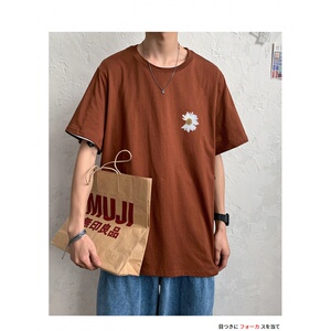 卓 唐狮outlets店闲鹿岛男装川工作室夏侯政一潮牌夏季短袖t恤夏