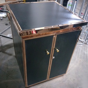 ktv玫瑰金点歌柜包厢点歌台功放机柜箱子包房机柜会所夜场酒吧柜