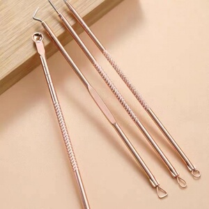 暗疮针美容针挤痘痘工具排针挑痘针去黑头神器面部脸部粉刺针