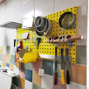 家庭厨房厨具上墙收纳挂板挂钩蛋糕房烘焙工具挂板洞洞孔板置物架