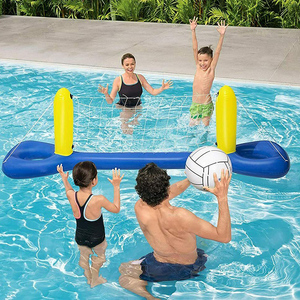 。游泳池充气儿童水上漂浮玩具篮球排球门道具水球运动成人训练教