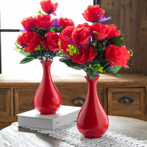 云叶家居淘宝芦苇草仿真花干花装饰带大把束穗落地高花瓶长款插花长