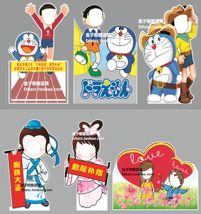 定制复仇者联盟人形立牌钢铁侠美国队长人脸镂空拍照kt板异形立牌