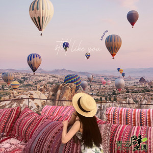 土耳其热气球美女图片图片