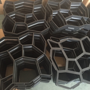 地坪模具 欧洲艺术园林花砖水泥塑料模具别墅花园设计施工