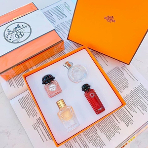 hermes 爱马仕香水套装礼盒迷你版q香中样4件套 7.5ml 花园/之光