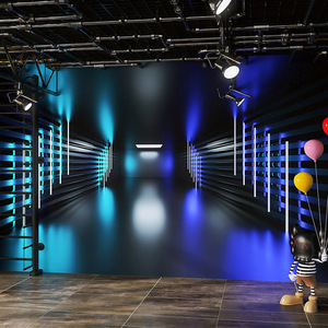 背景墙纸舞蹈室潮牌搏击壁画工业风健身房嘻哈街舞壁纸维居直销店