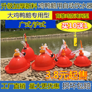 大型养殖场养鸡鸭鹅设备用品普拉松沪式自动化饮水器喂水器饮水壶
