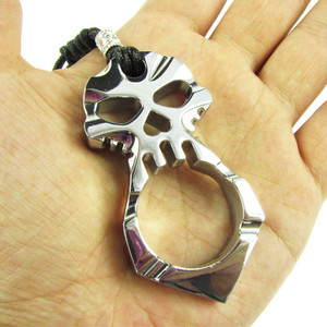 骷髅指edc户外防身戒指 男女生防身防狼自卫单手工具破窗逃生指虎
