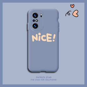 redmi小红米k40手机壳redmi液态硅胶潮牌nice耐思good全包防摔摄像