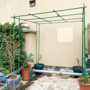 葡萄架子户外庭院爬藤架包塑钢管花支架杆大棚攀爬黄瓜百香果室外