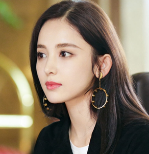 十年三月三十日袁莱古力娜扎同款耳环流苏个性长款圆环耳钉耳饰