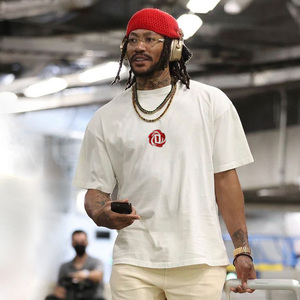 短袖男风城玫瑰rose篮球运动t恤宽松纯棉美式训练衣服潮10人付款49