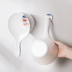 日本磁吸水瓢家用厨房摔不破瓢水勺加厚长柄塑料大号创意舀水瓢