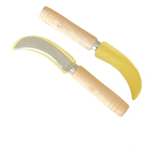 2元弯刀菠萝刀小弯刀香蕉刀水果刀单刃水果刀10个包邮