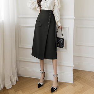 红色衬衫职场轻熟风女装上班族穿搭配半身长裙的上衣设计感0人付款69