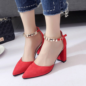 八公分高跟鞋粗跟