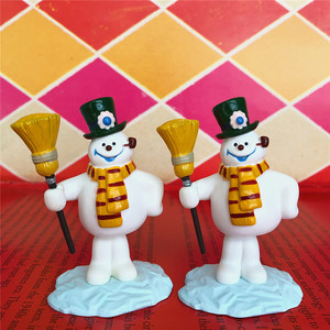 running press  美国动画 圣诞雪人 frosty the snowman 摇头公仔