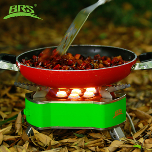 兄弟brs-71七星灶户外炉具便携野餐防风煤气炉头野外燃气卡式炉子